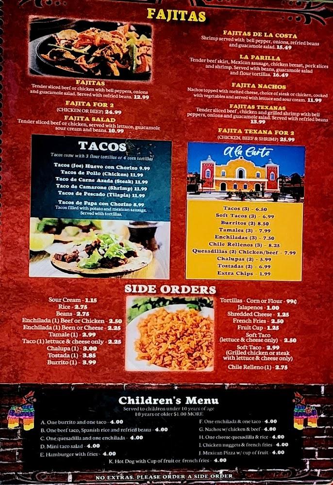 Mazatlan Mexican Restaurant Menu image 3